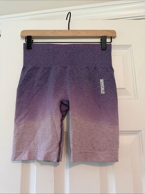 Gymshark Adapt seamless Purple Ombre High-Rise Bike Shorts